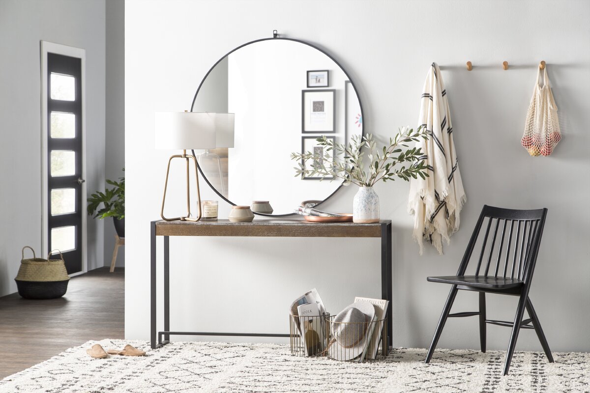 Scandinavian Foyer Design Photo by Wayfair